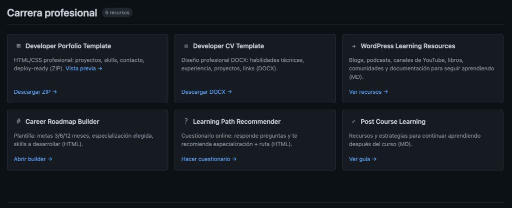 herramientas del curso wordpress avanzado ayudawp 6