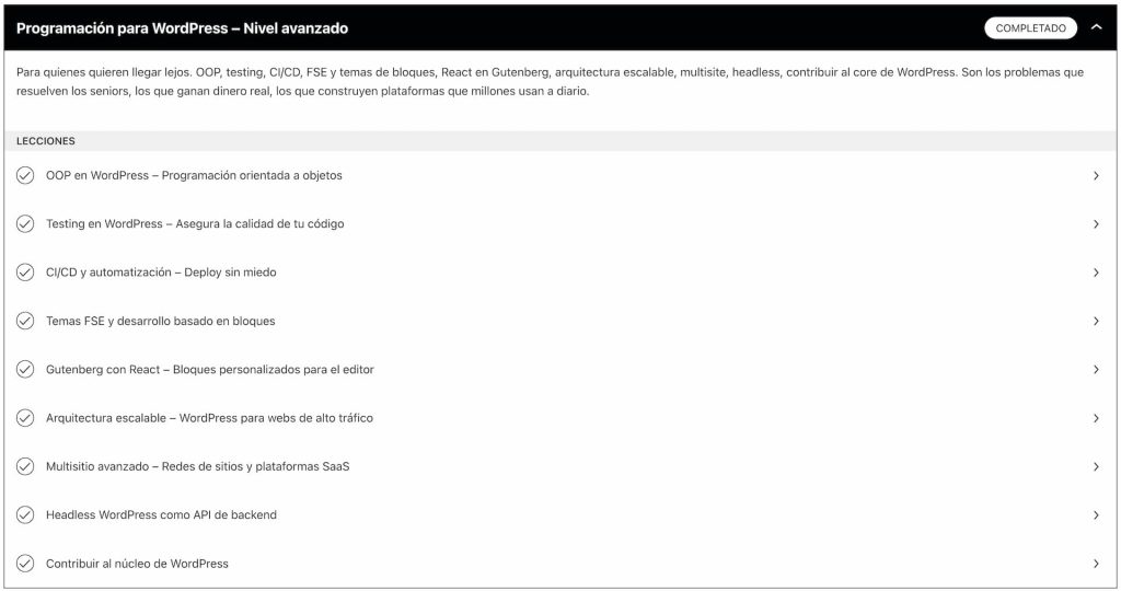 modulo 3 curso programacion wordpress