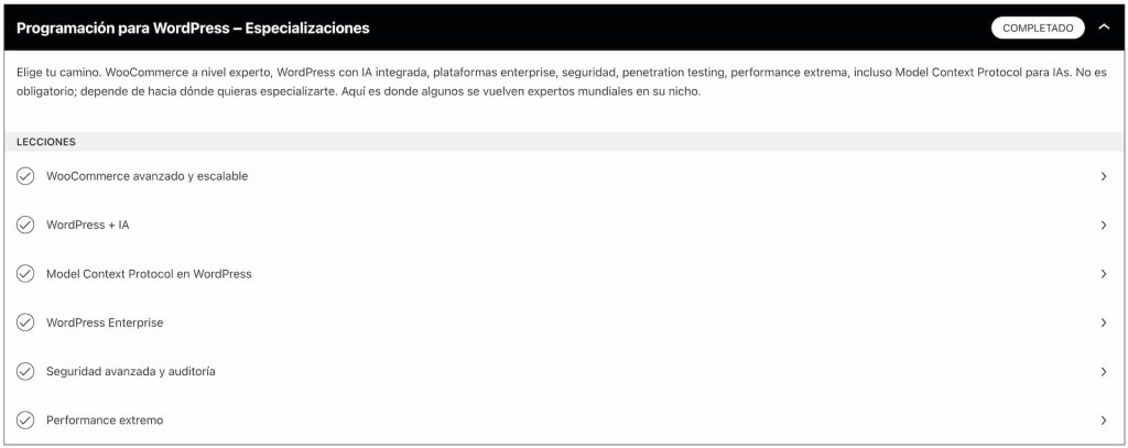 modulo 4 curso programacion wordpress
